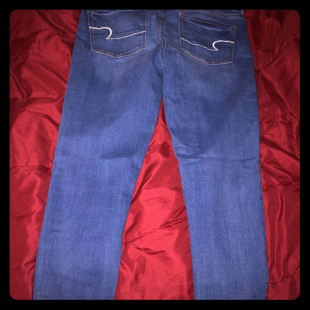 AEO Womans Jeans. Skinny fit. 12 Long.